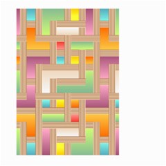 Abstract Background Colorful Large Garden Flag (Two Sides)