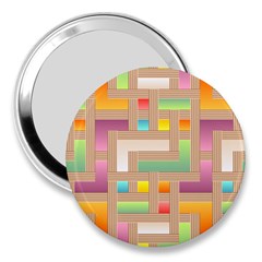 Abstract Background Colorful 3  Handbag Mirrors