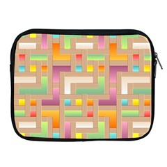 Abstract Background Colorful Apple iPad 2/3/4 Zipper Cases