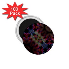 Animated Ornament Background Fractal Art 1.75  Magnets (100 pack) 