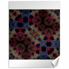 Animated Ornament Background Fractal Art Canvas 18  x 24 