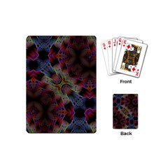 Animated Ornament Background Fractal Art Playing Cards Single Design (Mini)