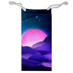 Mountain Sunrise Mountains Sunrise Jewelry Bag by Simbadda