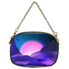 Mountain Sunrise Mountains Sunrise Chain Purse (one Side) by Simbadda