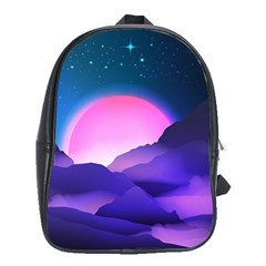 Mountain Sunrise Mountains Sunrise School Bag (xl) by Simbadda