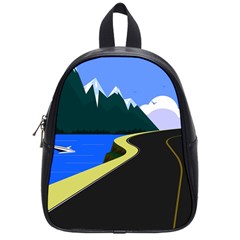 Air Pollution Retro Vintage School Bag (small)