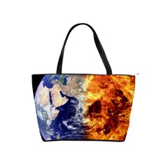 Earth World Globe Universe Space Classic Shoulder Handbag