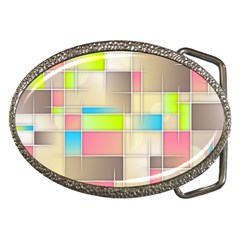 Background Abstract Grid Belt Buckles by Simbadda