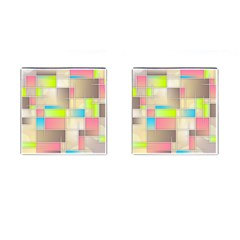 Background Abstract Grid Cufflinks (square) by Simbadda