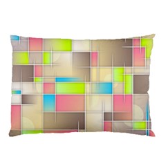 Background Abstract Grid Pillow Case by Simbadda