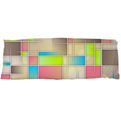 Background Abstract Grid Body Pillow Case Dakimakura (two Sides) by Simbadda