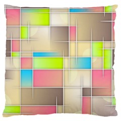 Background Abstract Grid Large Cushion Case (one Side) by Simbadda