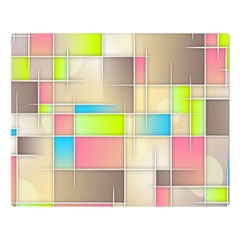 Background Abstract Grid Double Sided Flano Blanket (large)  by Simbadda