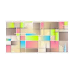 Background Abstract Grid Yoga Headband