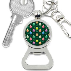 Tulips Seamless Pattern Background Bottle Opener Key Chain by Simbadda