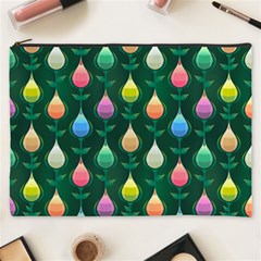 Tulips Seamless Pattern Background Cosmetic Bag (xxxl) by Simbadda