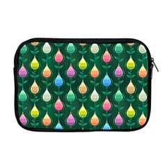 Tulips Seamless Pattern Background Apple Macbook Pro 17  Zipper Case by Simbadda