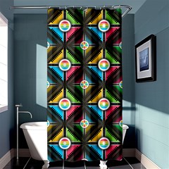 Seamless Pattern Background Abstract Shower Curtain 36  X 72  (stall)  by Simbadda