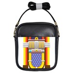 Jukebox Music Record Player Retro Girls Sling Bag Front