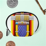 Jukebox Music Record Player Retro Accessory Pouch (Small) Back