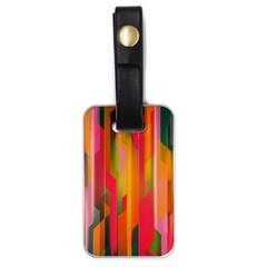 Background Abstract Colorful Luggage Tag (one Side) by Simbadda