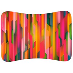 Background Abstract Colorful Velour Seat Head Rest Cushion