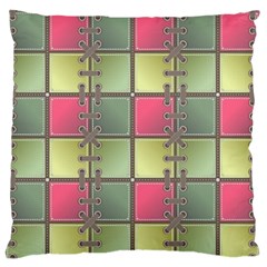 Seamless Pattern Seamless Design Large Flano Cushion Case (one Side) by Simbadda