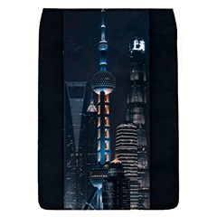 Lighted Tower Beside Building Removable Flap Cover (s) by Simbadda