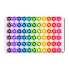 Background Colorful Geometric Magnet (rectangular) by Simbadda