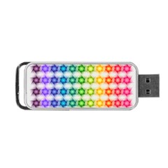 Background Colorful Geometric Portable Usb Flash (one Side) by Simbadda