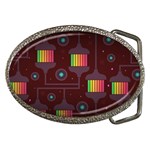 Non Seamless Pattern Background Belt Buckles Front