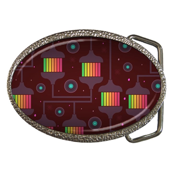 Non Seamless Pattern Background Belt Buckles