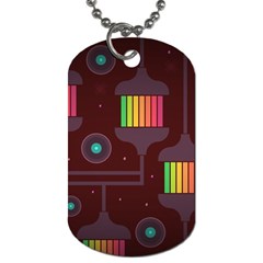 Non Seamless Pattern Background Dog Tag (one Side) by Simbadda