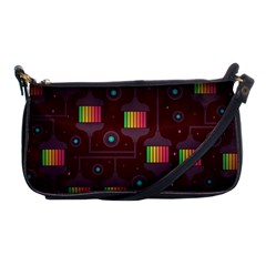 Non Seamless Pattern Background Shoulder Clutch Bag by Simbadda