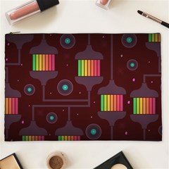 Non Seamless Pattern Background Cosmetic Bag (xxl) by Simbadda