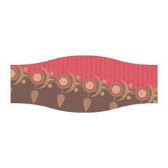 Background Tribal Ethnic Red Brown Stretchable Headband by Simbadda