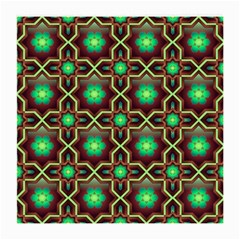 Pattern Background Bright Brown Medium Glasses Cloth by Simbadda