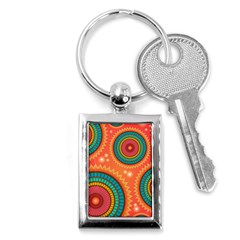 Background Texture Mosaic Key Chain (rectangle) by Simbadda