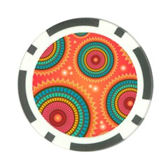 Background Texture Mosaic Poker Chip Card Guard by Simbadda