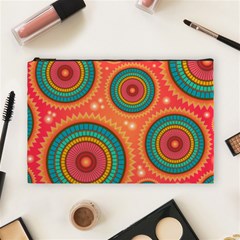 Background Texture Mosaic Cosmetic Bag (large)