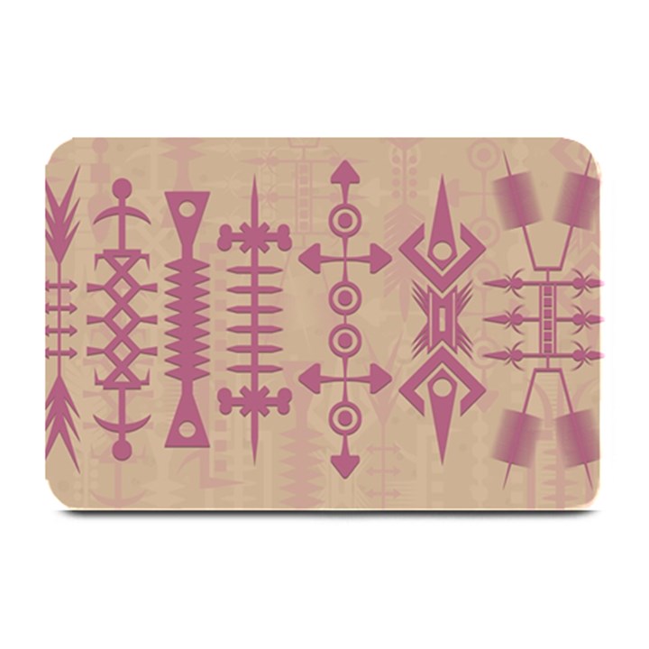 Background Non Seamless Pattern Plate Mats