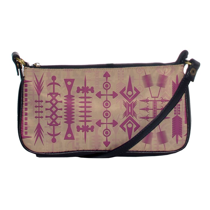 Background Non Seamless Pattern Shoulder Clutch Bag