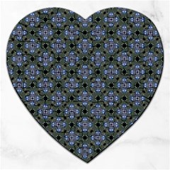 Pattern Design Shapes Jigsaw Puzzle (heart) by Simbadda