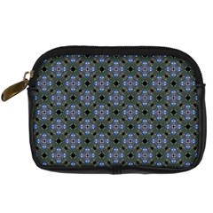 Pattern Design Shapes Digital Camera Leather Case by Simbadda