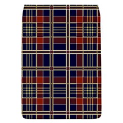 Plaid Tartan Scottish Navy Gold Removable Flap Cover (s) by Simbadda