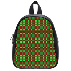 Lumberjack Plaid Buffalo Plaid School Bag (small)