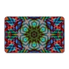 Art Background Flames Magnet (Rectangular)