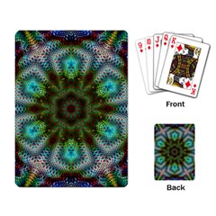 Art Background Flames Playing Cards Single Design (Rectangle)