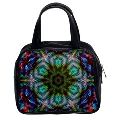 Art Background Flames Classic Handbag (Two Sides)