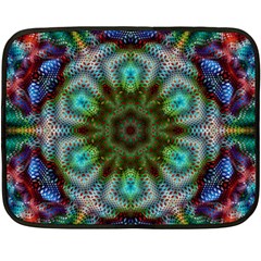 Art Background Flames Fleece Blanket (Mini)